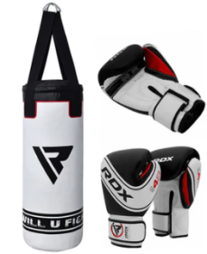 3PC PUNCH BAG KIDS WHITE-2FT