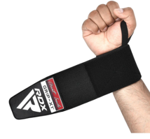 GYM WRIST WRAPS W3 FULL BLACK