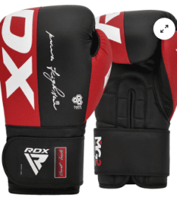 BOXING GLOVES REX F4 RED/BLACK (size: 12oz)