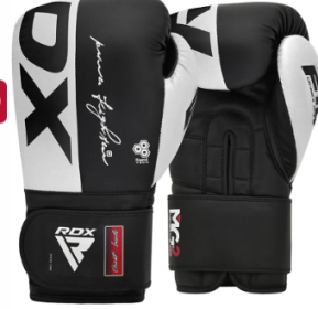 BOXING GLOVES REX F4 WHITE/BLACK (size: 12oz)