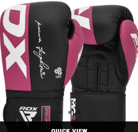 BOXING GLOVES REX F4 PINK/BLACK (size: 10oz)