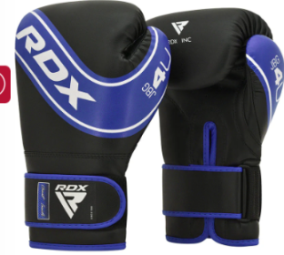 BOXING GLOVE KIDS BLUE/BLACK (size: 6oz)