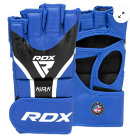 GRAPPLING GLOVES AURA PLUS T 17 BLUE/BLACK (size: S)