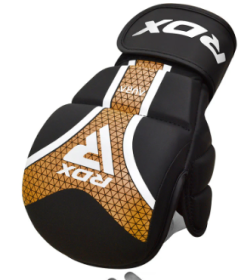 GRAPPLING GLOVES SHOOTER AURA PLUS T 17 BLACK GOLDEN (size: M)