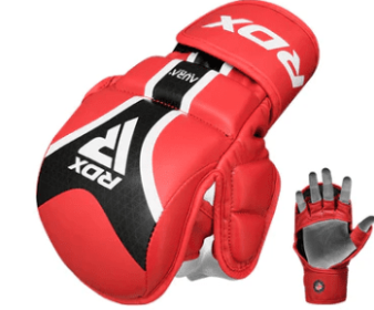 GRAPPLING GLOVES SHOOTER AURA PLUS T 17 RED/BLACK (size: L)