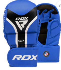 GRAPPLING GLOVES SHOOTER AURA PLUS T 17 BLUE/BLACK (size: M)