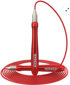 SKIPPING ROPE ALUMINIUM HANDLE W2 (Color: RED 10.3FT (15572) + WIRE)