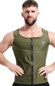 SWEAT VEST MENS M2 ARMY GREEN (size: M)