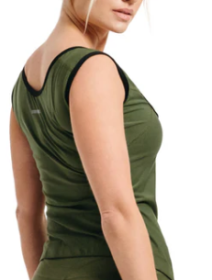 SWEAT VEST WOMEN'S W2 ARMY GREEN (size: M)