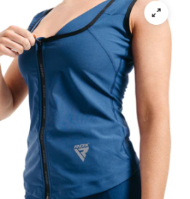 SWEAT VEST WOMEN'S W2 NAVY BLUE (size: L)