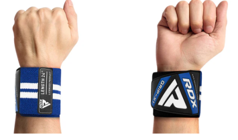 GYM WRIST WRAP W4 BLUE (size: 18" S)