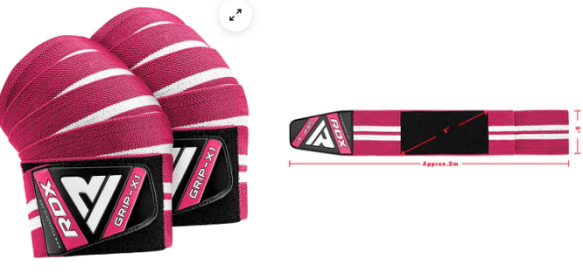 GYM KNEE WRAPS K4 (Color: Pink)