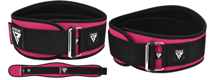 WEIGHT LIFTING BELT EVA CURVE RX3 SHARP PINK (size: S)