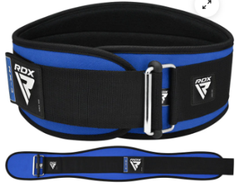 WEIGHT LIFTING BELT EVA CURVE RX3 BLUE (size: S)