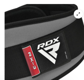 WEIGHT LIFTING BELT EVA CURVE RX3 GRAY (size: S)