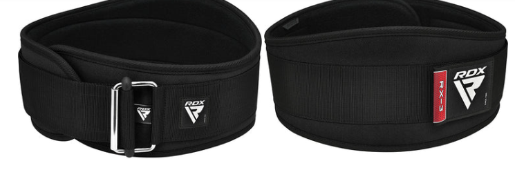 WEIGHT LIFTING BELT EVA CURVE RX3 BLACK (size: S)