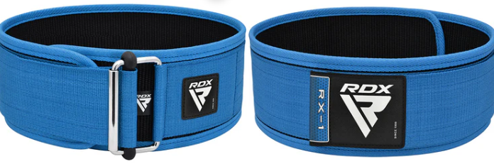 WEIGHT LIFTING STRAP BELT RX1 BLUE (size: S)