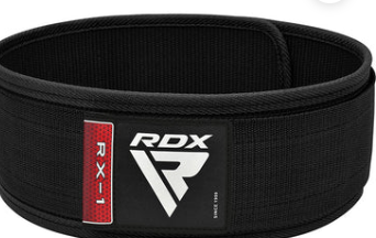 WEIGHT LIFTING STRAP BELT RX1 BLACK (size: S)