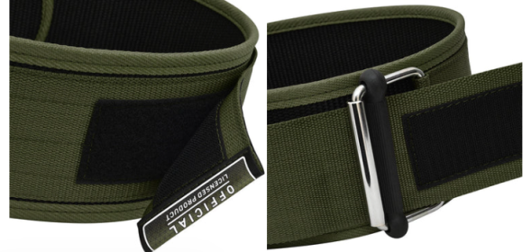 WEIGHT LIFTING STRAP BELT RX1 ARMY GREEN (size: S)