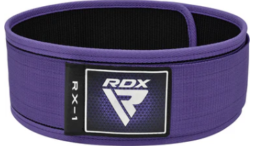 WEIGHT LIFTING STRAP BELT RX1 PURPLE (size: XS)