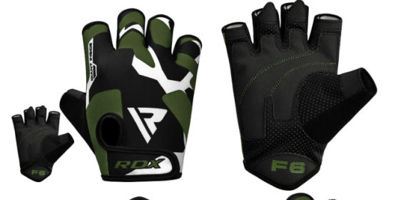 GYM GLOVES SUMBLIMATION F6 BLACK/GREEN (size: S)