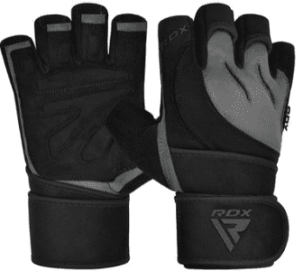 GYM GLOVE MICRO GRAY/BLACK PLUS (size: M)