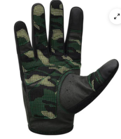 GYM TRAINING GLOVES T2 FULL ARMY GREEN (size: M)