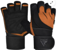 GYM GLOVE MICRO TAN/BLACK PLUS