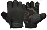 GYM TRAINING GLOVES T2 HALF BROWN