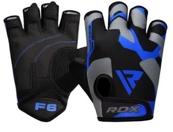 GYM GLOVES SUMBLIMATION F6 BLUE (size: M)