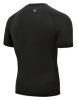 CLOTHING T15 COMPRESSION RASH GUARD BLACK HALF