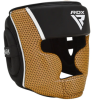 HEAD GUARD AURA PLUS T 17 BLACK GOLDEN