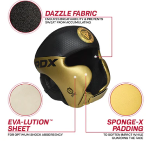 HEAD GUARD MARK PRO TRAINING TRI LIRA 1 GOLDEN (size: S)