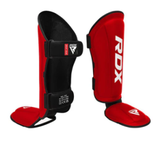 SHIN INSTEP MOLDED KING RED/WHITE (size: M)