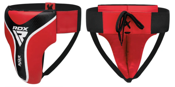 GROIN GUARD AURA PLUS T 17 RED/BLACK (size: L+)