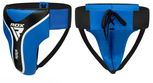 GROIN GUARD AURA PLUS T 17 BLUE/BLACK (size: L+)