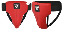 GROIN GUARD REX MEN RED/BLACK