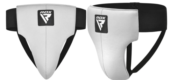 GROIN GUARD REX MEN WHITE/BLACK (size: S)