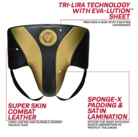 GROIN GUARD MARK PRO TRAINING TRI LIRA 1 GOLDEN (size: XL)