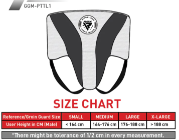 GROIN GUARD MARK PRO TRAINING TRI LIRA 1 SILVER (size: XL)