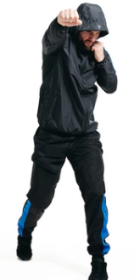 CLOTHING SAUNA SUIT H1 BLUE (size: M)