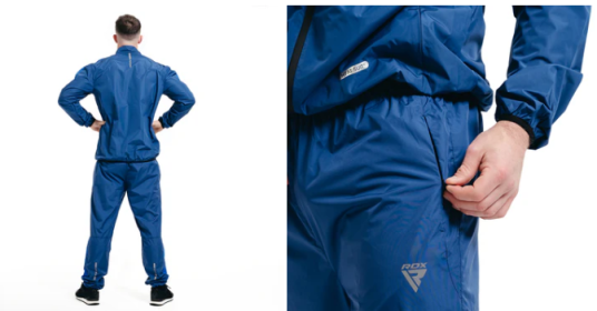 CLOTHING SAUNA SUIT C1 BLUE (size: M)