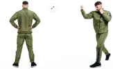 CLOTHING SAUNA SUIT C1 ARMY GREEN