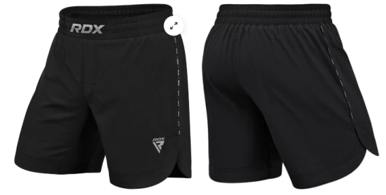 MMA SHORTS T15 BLACK (size: S)