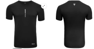 CLOTHING TSHIRT MICRO T2 BLACK PLUS