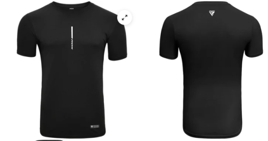 CLOTHING TSHIRT MICRO T2 BLACK PLUS (size: S)