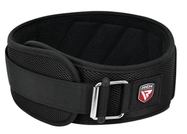 WEIGHT LIFTING BELT EVA CURVE RX4 BLACK (size: M)