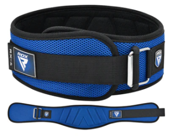 WEIGHT LIFTING BELT EVA CURVE RX4 BLUE (size: M)