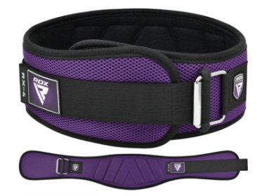 WEIGHT LIFTING BELT EVA CURVE RX4 PURPLE (size: S)